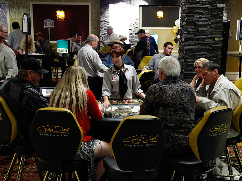 Gold Dust Casino in Deadwood SD - Black Jack gambling table